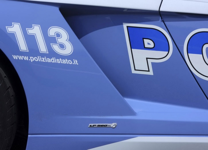 The car will begin service with the Lazio Highway Police Department in order