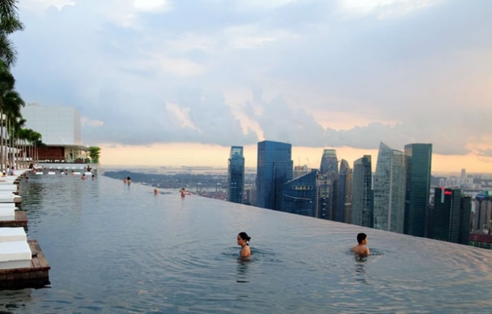 swimmers at Skypark // picture found at flickr