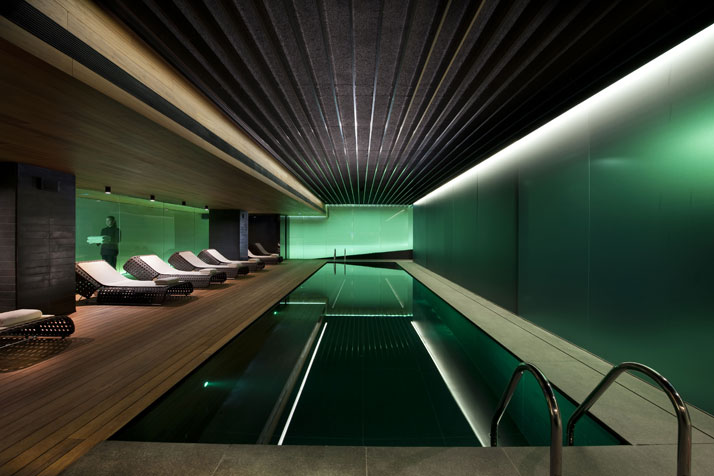 Spa-Indoor pool Image Courtesy of Mandarin Oriental Hotel Group photo © George Apostolidis