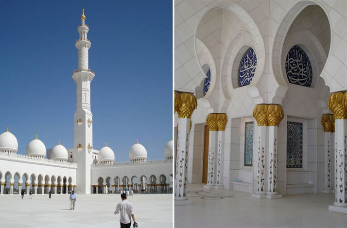 Sheikh Zayed Bin Sultan Al Nahyan Mosque, ABU DABI photo © Iznik Foundation