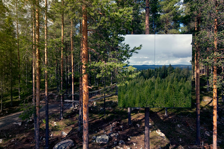 The Mirror cubePhoto © Peter Lundstrom, WDO | Treehotel