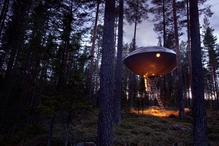 The UFOPhoto © Peter Lundstrom, WDO | Treehotel
