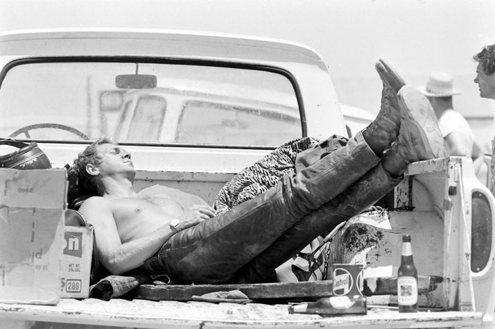 Steve McQueen: KING OF COOLSteve McQueen sleeping in the back of his pick up truck, CA, 1963photo © John Dominis / Time Inc. All Rights Reserved.