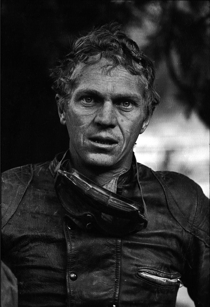 Steve McQueen: KING OF COOLSteve McQueen after motorcycle race, Mojave Desert, CA, 1963photo © John Dominis / Time Inc. All Rights Reserved.