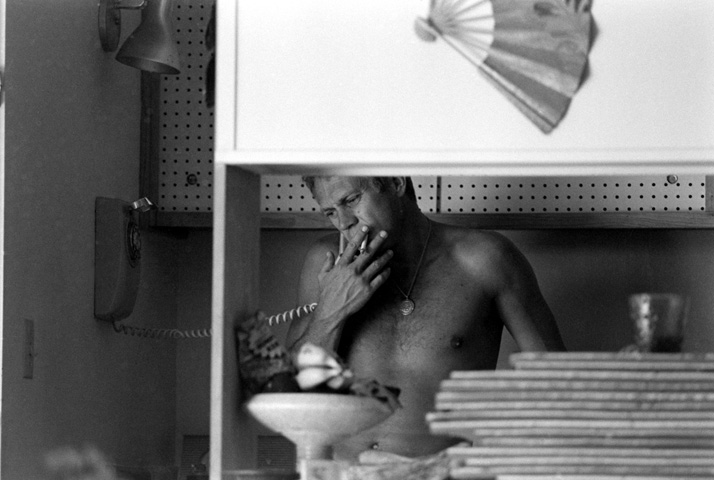 Steve McQueen: KING OF COOLSteve McQueen smoking while talking on the phone, CA, 1963photo © John Dominis / Time Inc. All Rights Reserved.