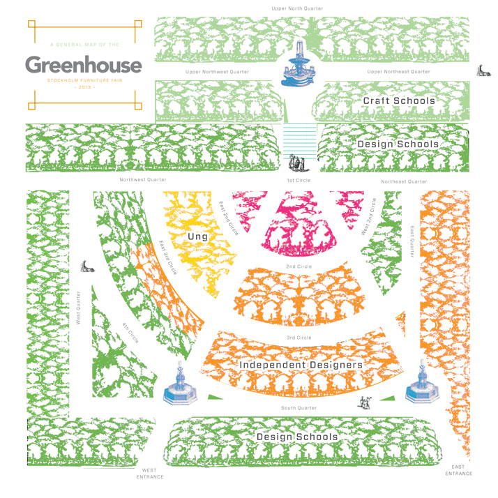The floor plan of the GREENHOUSE by NOTE Design Studio