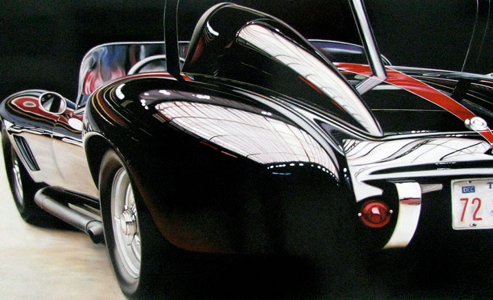 Cobra, 2009, oil on aluminum panel, 30 x 48"  © Cheryl Kelley, Courtesy of Bernarducci Meisel Gallery  