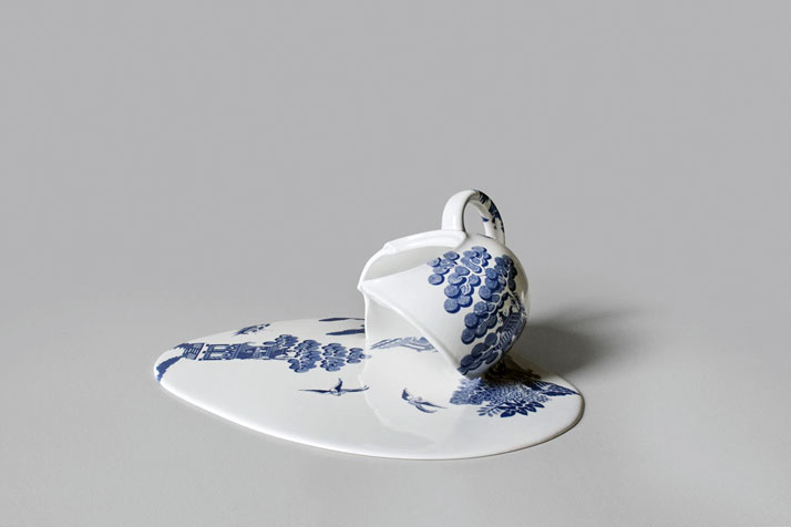 ''Nomad Patterns'' melting ceramic series by Livia Marin. (2012)photo © Sachiyo Nishimura.