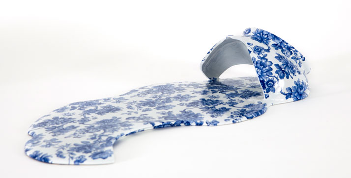 ''Nomad Patterns'' melting ceramic series by Livia Marin. (2012). Photo © Sachiyo Nishimura.