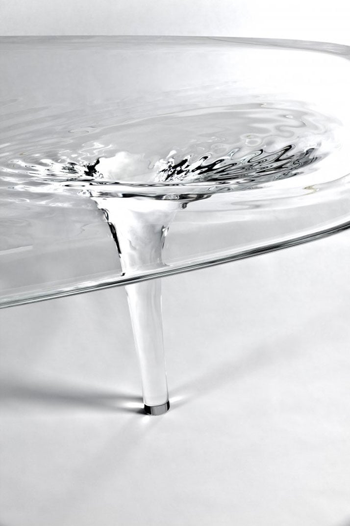 Liquid Glacial Table by Zaha Hadid Architects for David Gill Galeries. (2012)photo © Jacopo Spilimbergo.