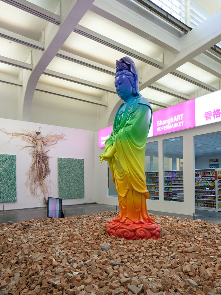 Xu Zhen, New (2014) and Calm (2009)InstallationProduced by MadeIn CompanyCourtesy of Ullens Center for Contemporary Art