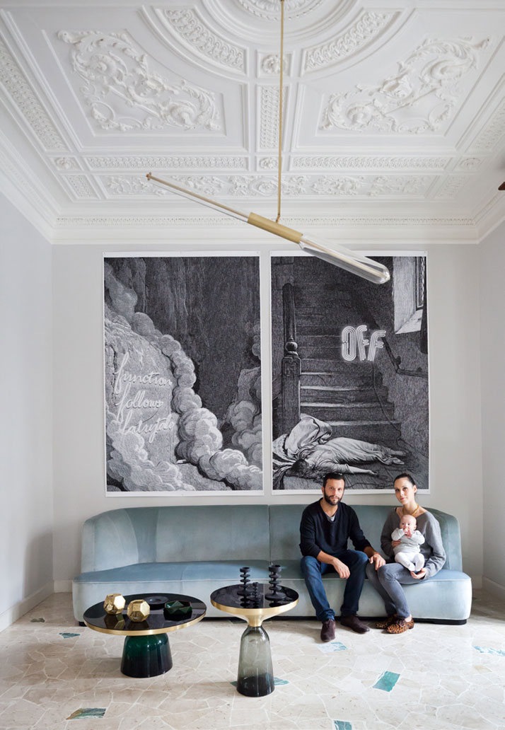House of Adriano and Silvia in Milan, Design by Pietro Russo, Photography: Filippo Bambhergi, from The Chamber of Curiosity, Copyright Gestalten 2014.