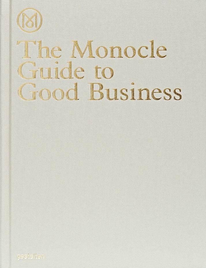 The Monocle Guide to Good Business, Book cover, Copyright Gestalten 2014.