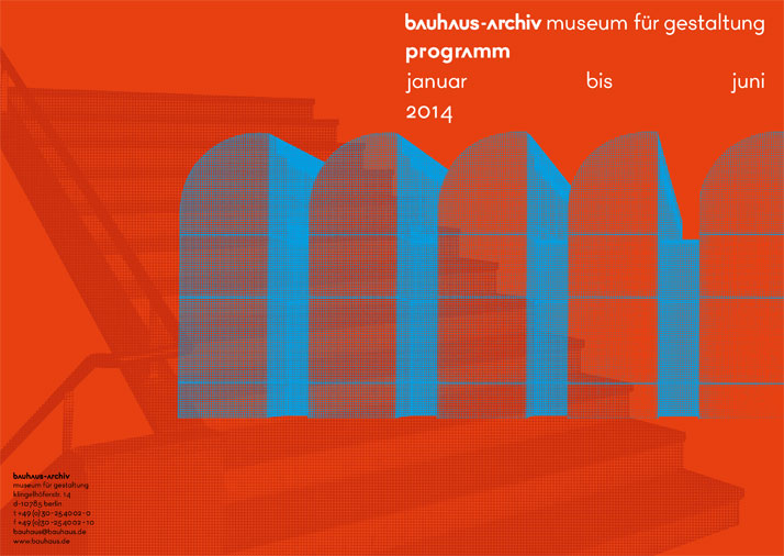 Poster designed by L2M3 for The Bauhaus-Archiv Museum für Gestaltung, © The Bauhaus.