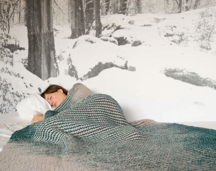Motion blanket (North) by Diane Steverlynck. Photo © Lise Duclaux.