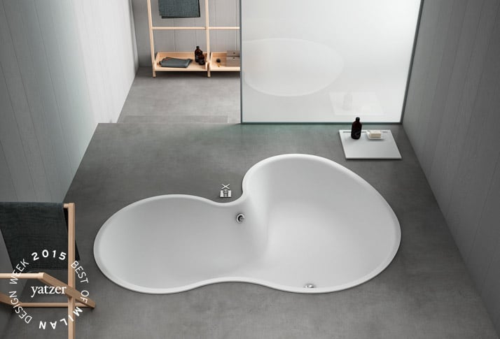 DR bathtub by Studio Mk27 / Marcio Kogan , Mariana Ruzante, for AGAPE.