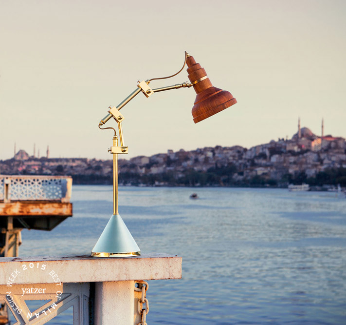 Table lamp by KONTRA (Istanbul, Turkey).