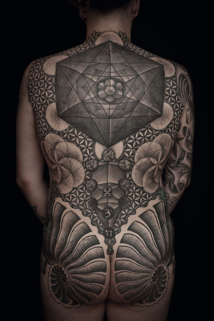 Tattoo art by Thomas Hooper, 2011. From the book 'Forever: The New Tattoo'. Copyright Gestalten 2012.