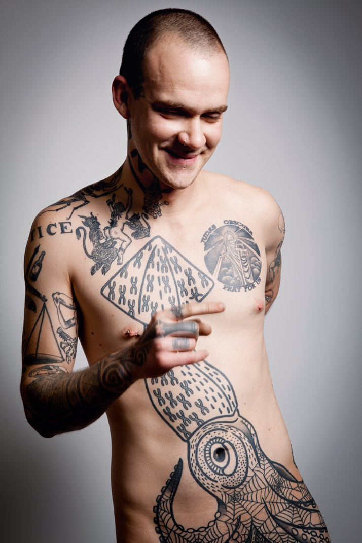 Tattoo by Duncan X. Photography by Alex Wilson. From the book 'Forever: The New Tattoo'. Copyright Gestalten 2012.