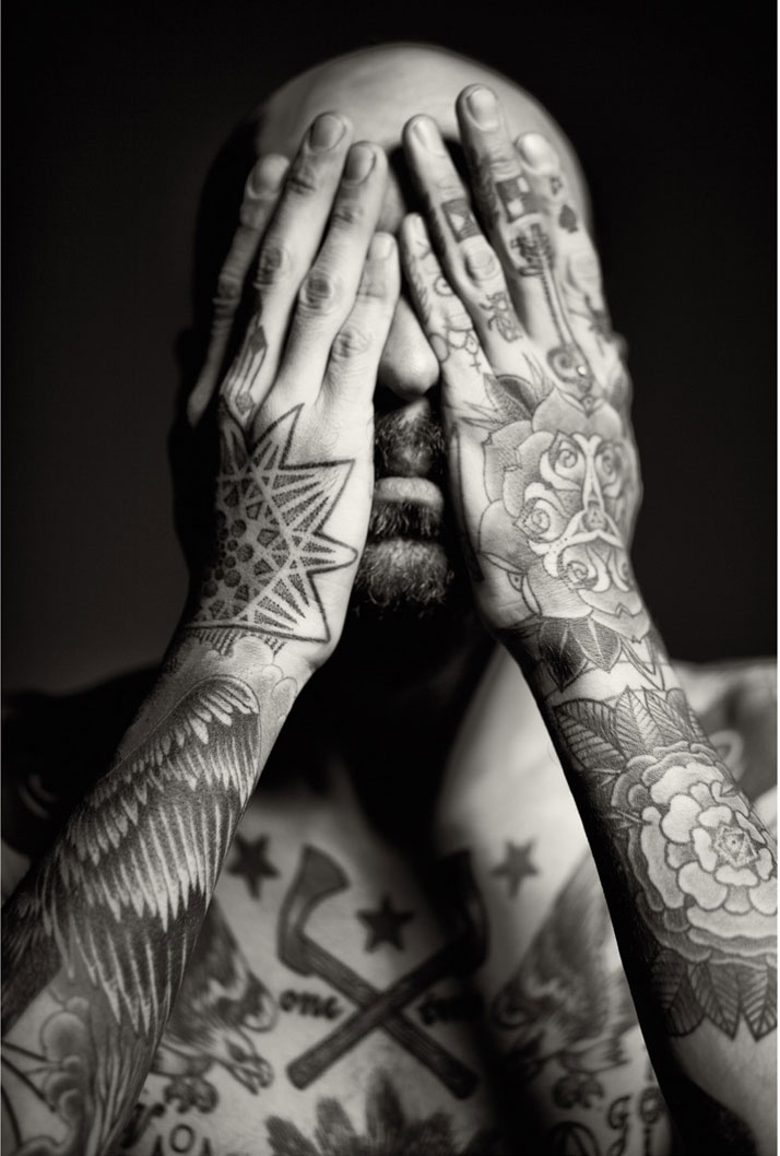 Liam Sparkes, 2009. Photography. Tattoo by Emily Hope. From the book 'Forever: The New Tattoo'. Copyright Gestalten 2012.