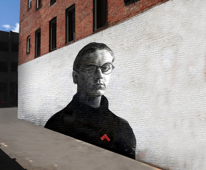 The Dean Portrait / MURAL, photo by Christian Harder.