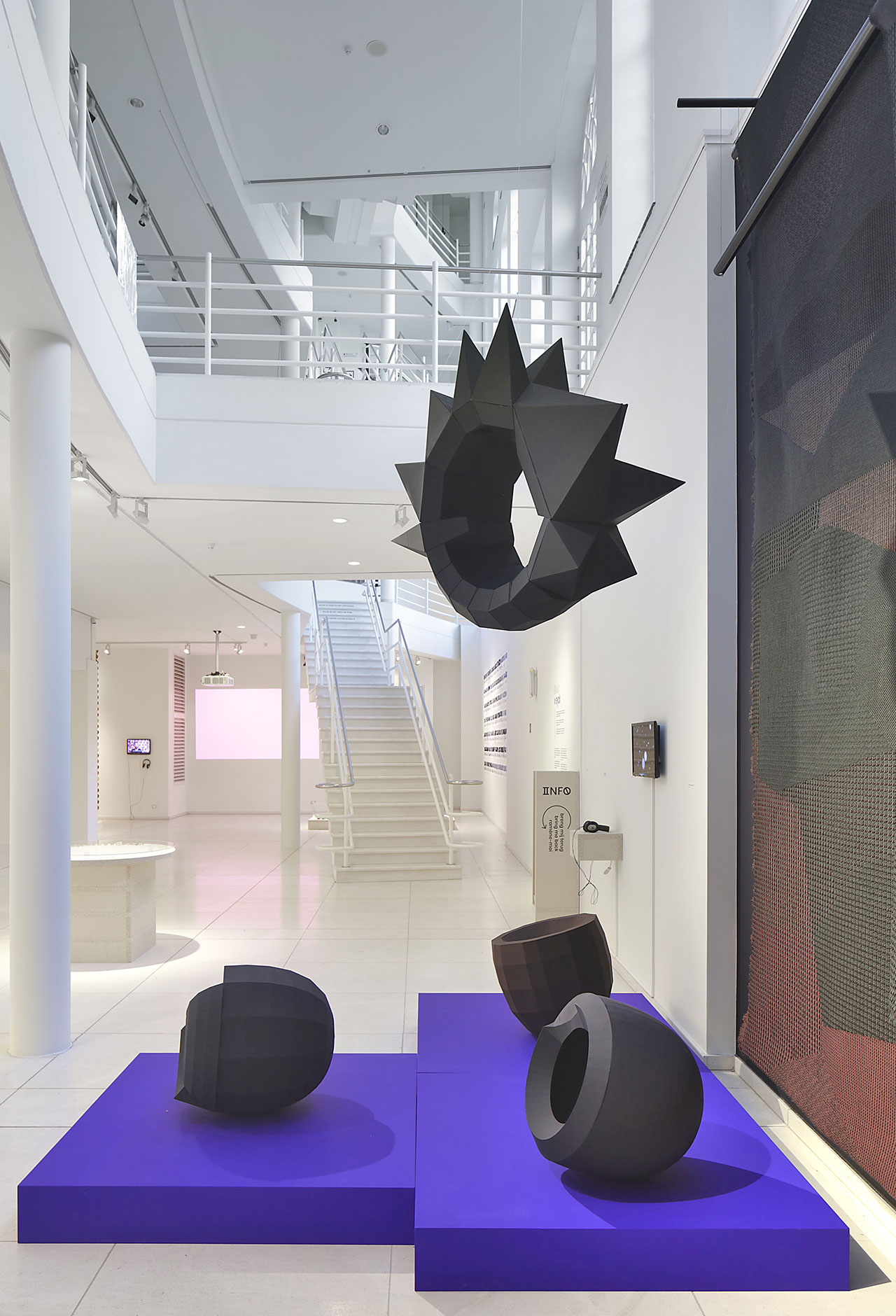 Exhibition view. "Kleureyck. Van Eyck’s Colours in Design" at Design Museum Ghent.
Featured: Hella Jongerius, Colourful Black Installation, 2017-2020.
Photo by Filip Dujardin.