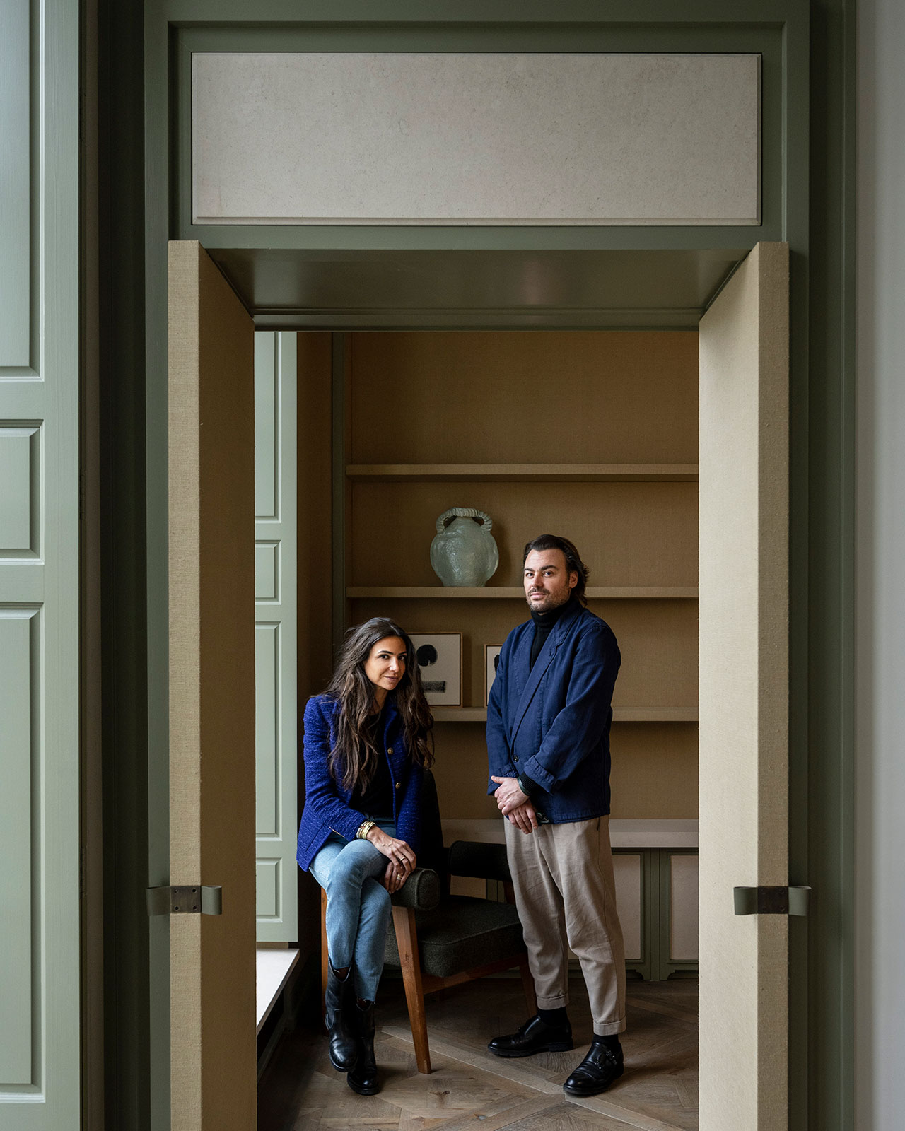 AFTER BACH founders, Jessica Berguig and Francesco Balzano. Photography by Vincent Leroux.
