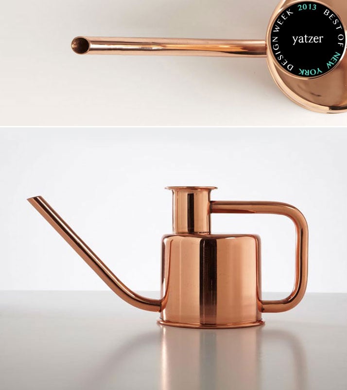X3 copper watering can by Paul Loebach for Kontextür.