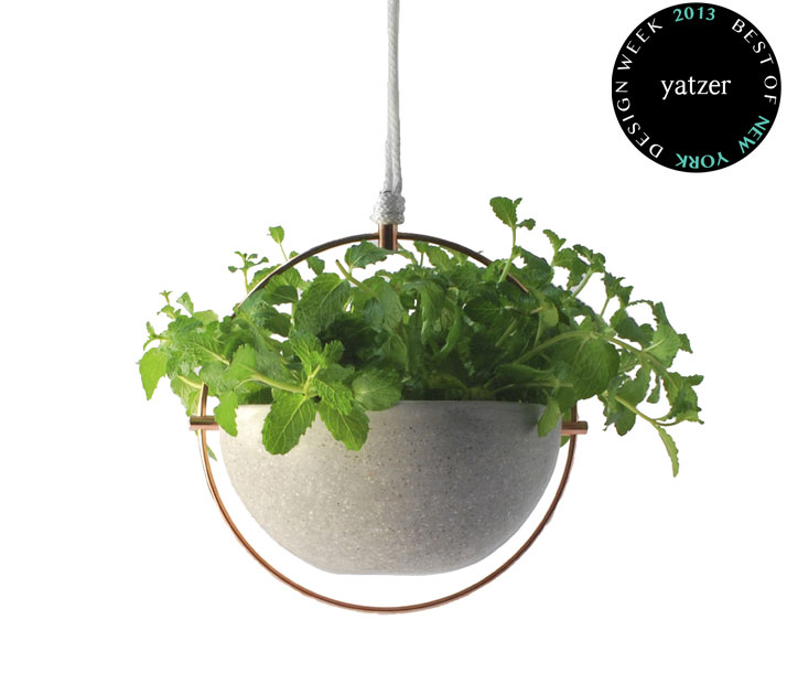 Hanging Pot from the debut Materiality collection from Cooperativa Panorámica.