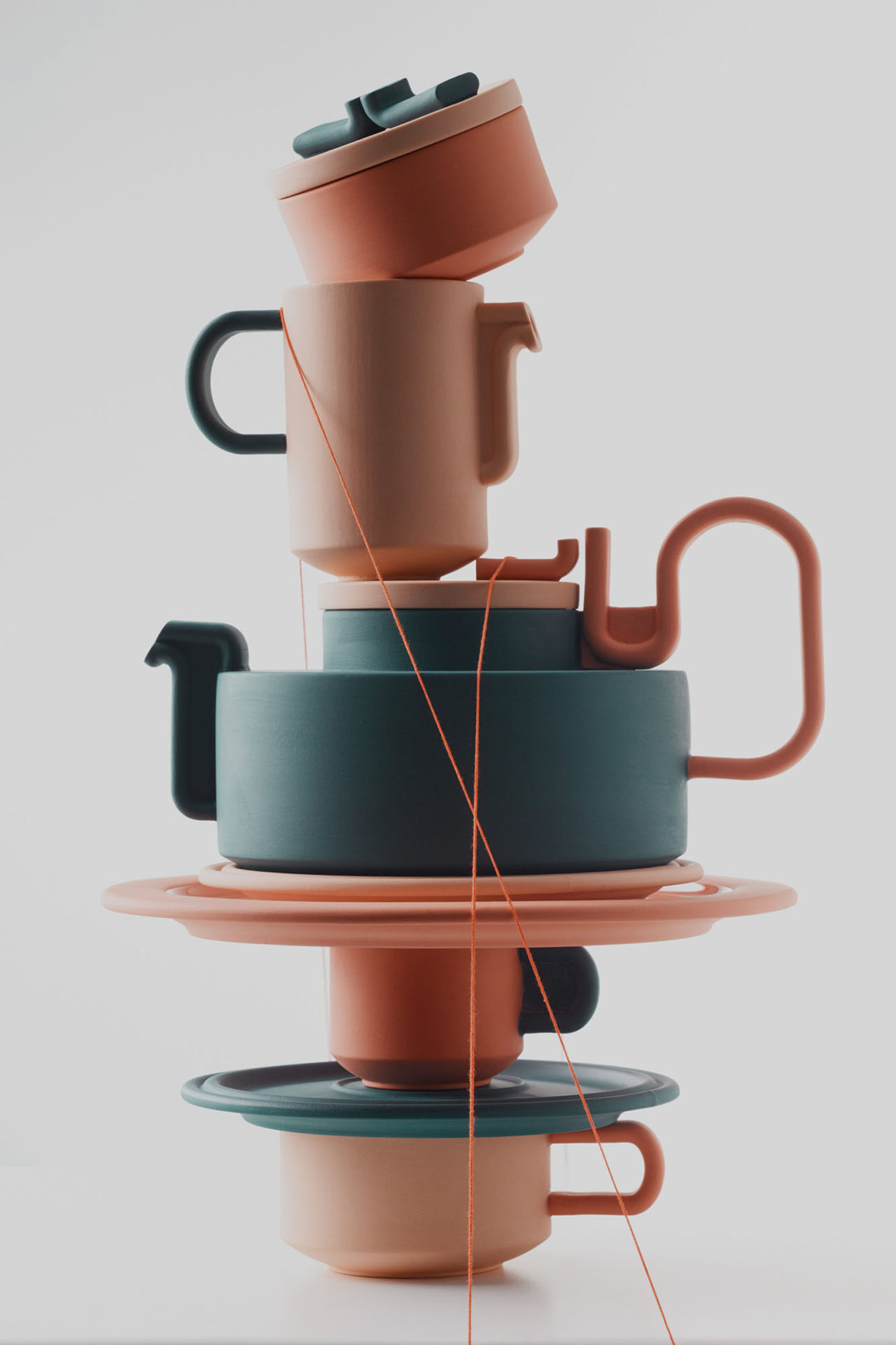 TONGUE tea service series by Bethan Laura Wood for Rosenthal.