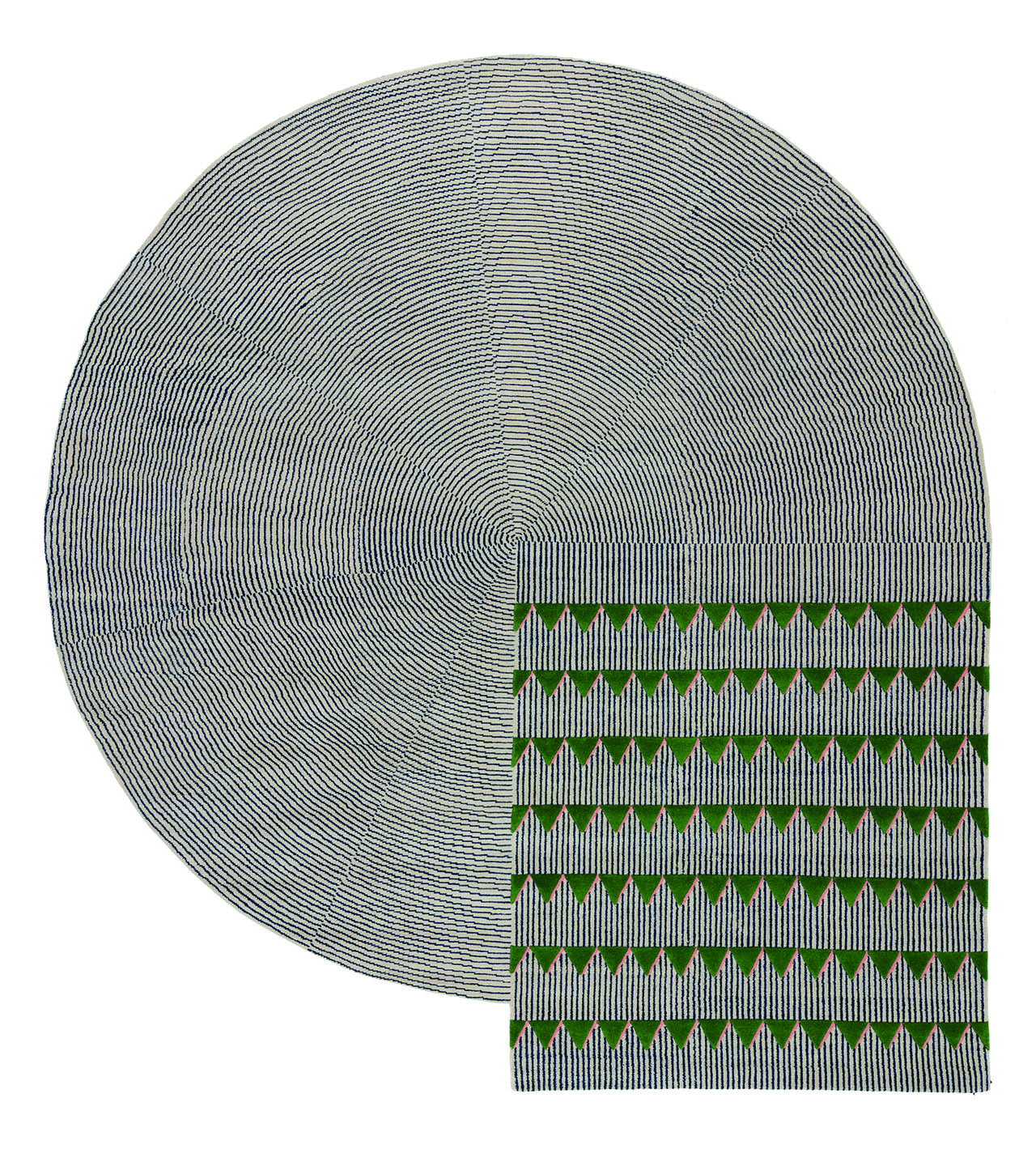 Plasterworks rug series designed by david/nicolas for cc-tapis.