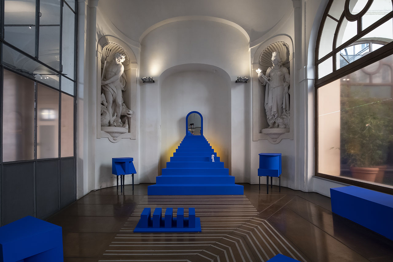 Teatro del giorno by Ecole Camondo at Palazzo Litta. Direction by Mathilde Bretillot in partnership with TIPTOE.