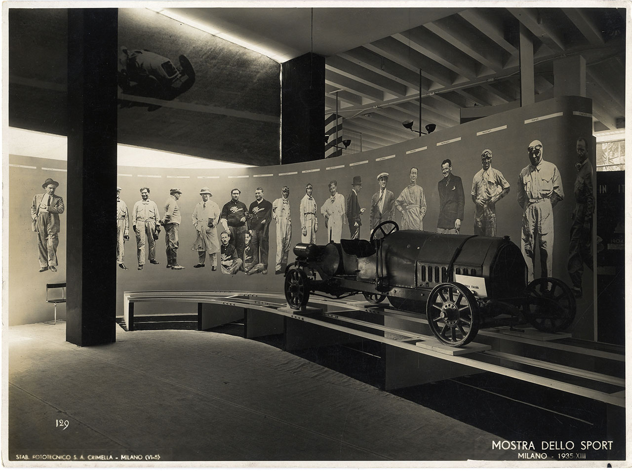 “Mostra nazionale dello sport” (National exhibition of sport), Triennale di Milano, 1935. Set-up by studio BBPR.Photographic Archive © La Triennale di Milano. Photo: Crimella.