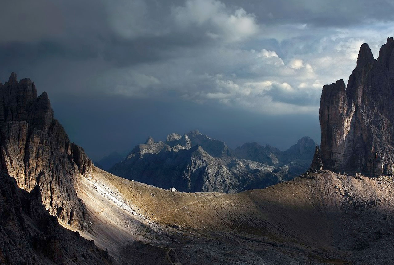 Sexten Dolomites, Italy.
Photo by Kilian Schönberger, from 'The Great Wide Open', © Gestalten 2015.
