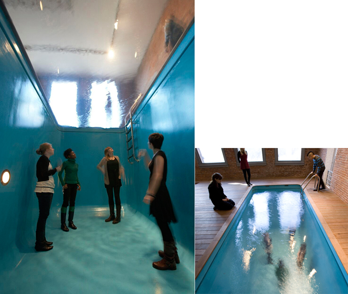 Leandro ErlichSwimming Pool, 2008installation view at MoMA PS1, New York mixed media, dimensions variable© Leandro ErlichPhotography: Matthew Septimus Courtesy: Sean Kelly Gallery, New York
