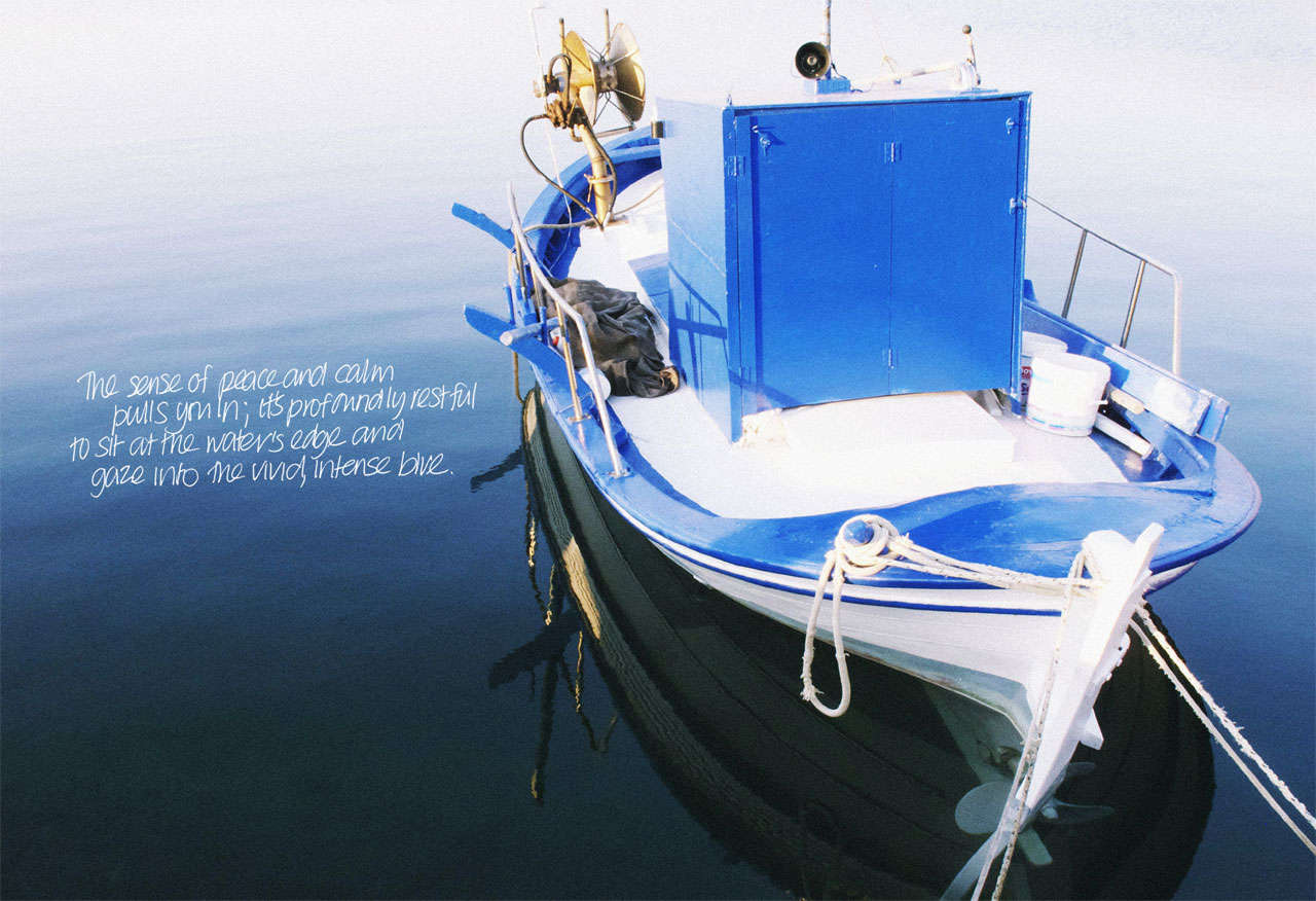 page from 'My Greek Island Home' photo © Claire Lloyd, Image Courtesy of Penguin, Australia