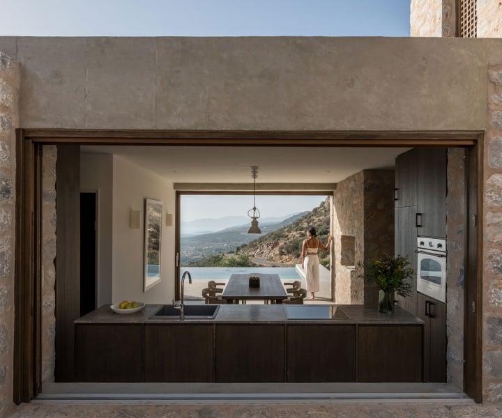 Two Stone-Built Summer Houses in Greece Echo the Rugged Soulfulness and Doric Timelessness of Mani