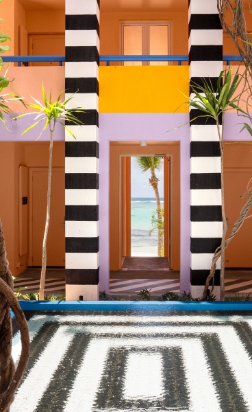 SALT of Palmar: A Boutique Hotel in Mauritius Revels in Tropical Hues and Graphic Patterns