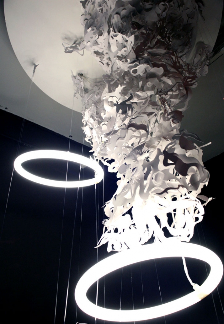 cloud lamp Chandelier by Jordy Fu