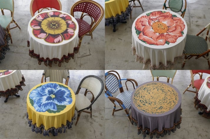 The Happiest table and the Table cloth by Theatre Products