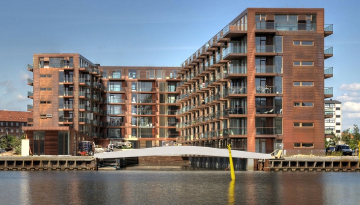 Housing at Frederikskaj, Copenhagen, Denmark // iimage Courtesy of Copper Development Association
