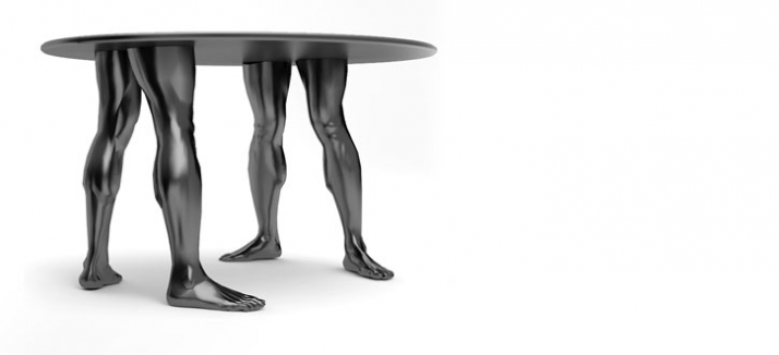 Human table by Dzmitry Samal