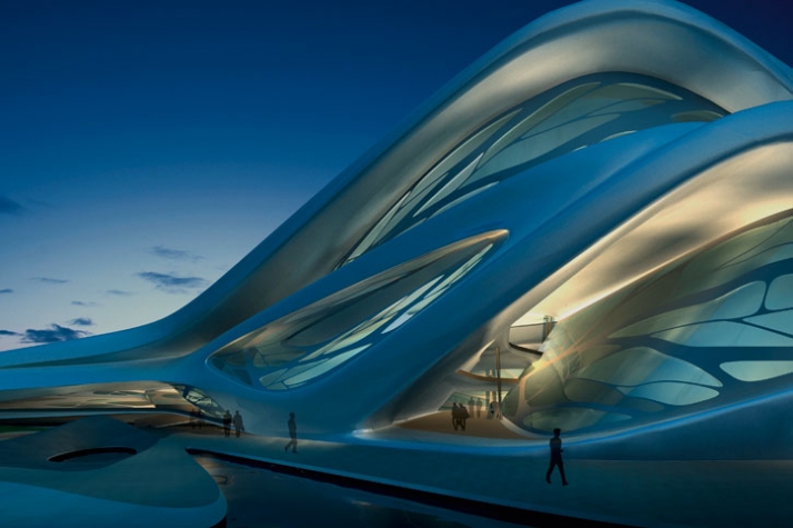 Copyright: Zaha Hadid Architects Titel: Abu Dhabi Performing Arts Center, Saadiyat Island, Abu Dhabi, UAE.