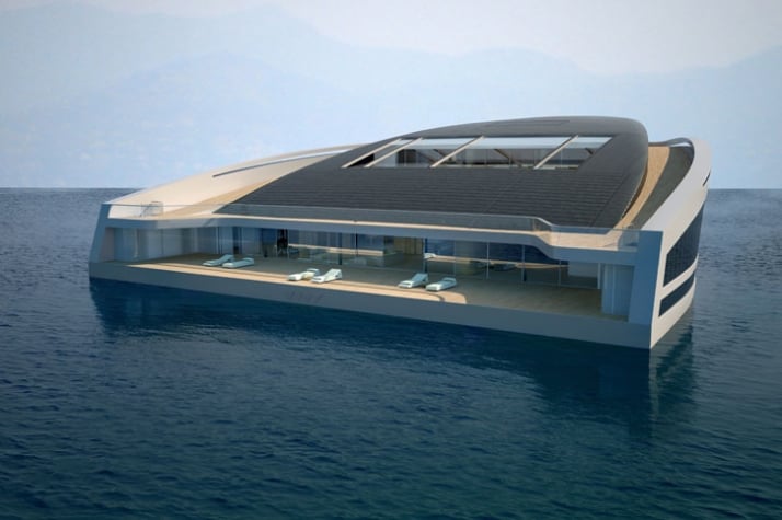 3D exterior image // Courtesy of Wally Hermès Yachts
