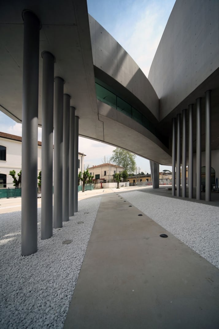 MAXXI National Museum of 21st Century Arts, Rome, 2009. Image Courtesy of Zaha Hadid Architects