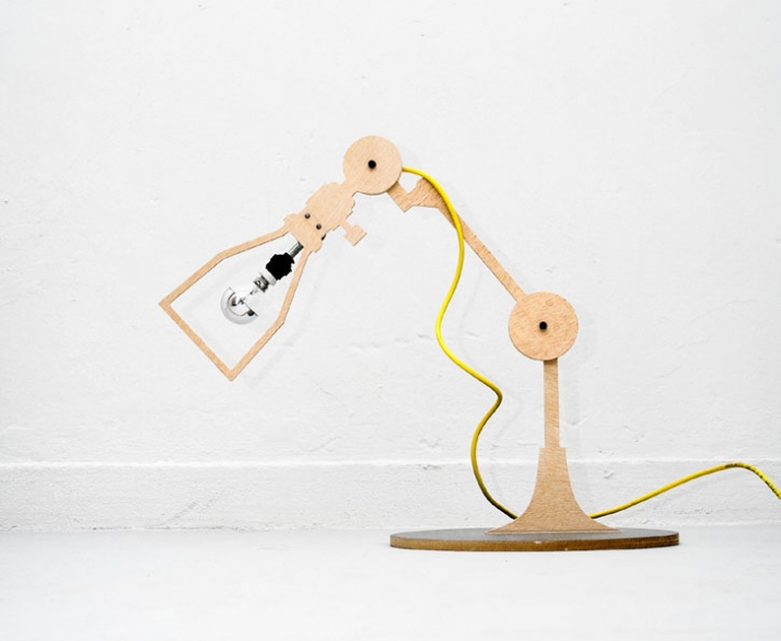 2D lights collection table industrial lamp  #1x:35 . y:50 Image Courtesy of 157+173 Designers