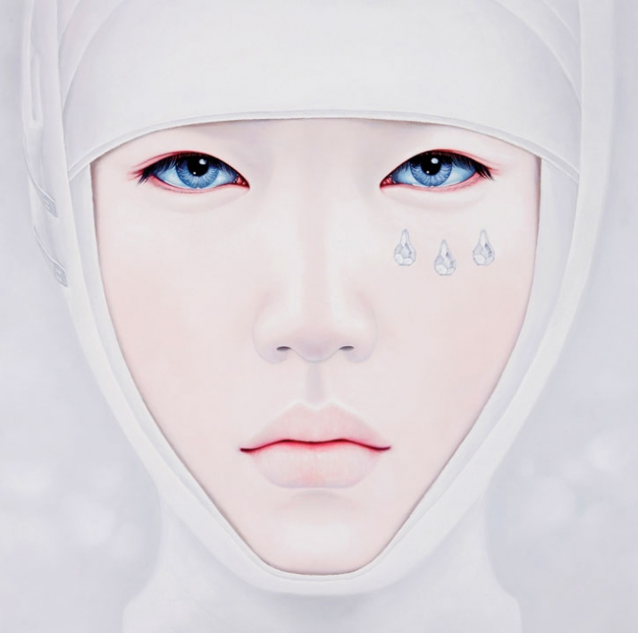 Frozen Tears 130X130cm oil on canvas (c) Kwon Kyung Yup, 2009