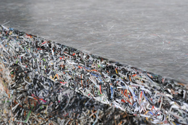 The Shredded Collection Table (detail)photo by Kaitey Whitehead © 2011, studio Jens Praet for Industry Gallery