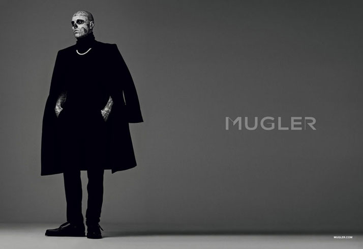 photo by Mariano Vivanco, styling Nicola Formichetti, photo retouch by Chris Roome of Happy Finish // Courtesy of MUGLER 