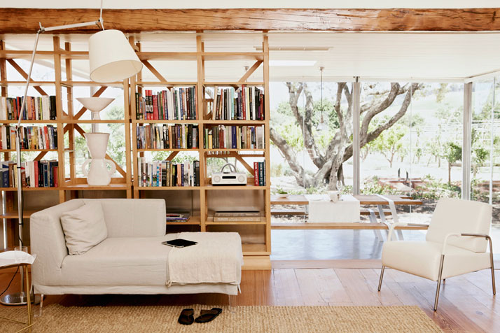 Cottage livingroom and kitchen,  photo © Babylonstoren